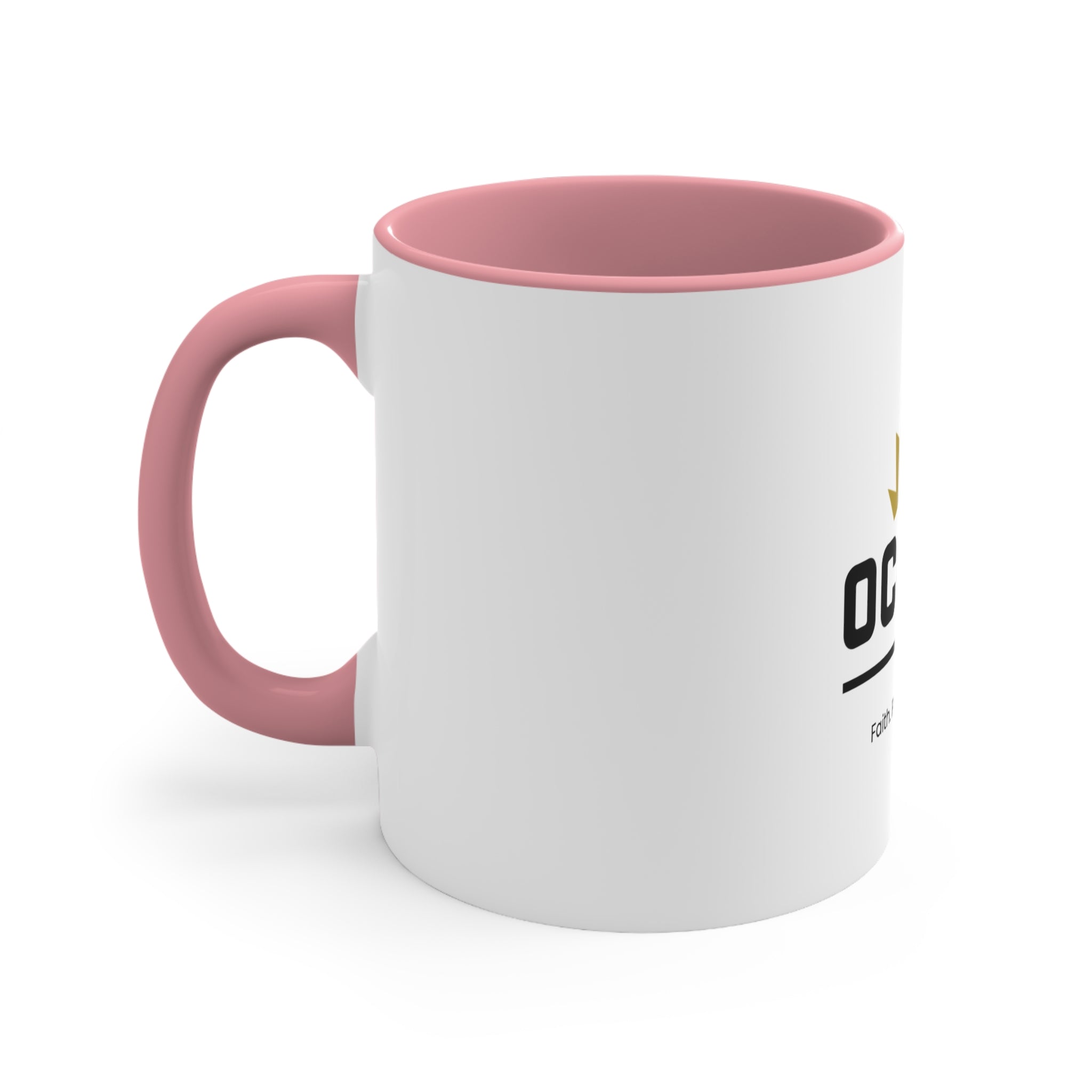 Accent Mug — Occupy Co. Logo | Faith, Purpose, Kingdom Coffee Cup