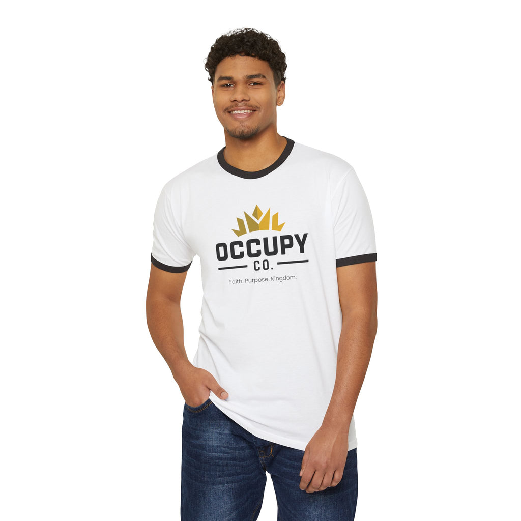 Occupy Co. Logo Ringer T-Shirt