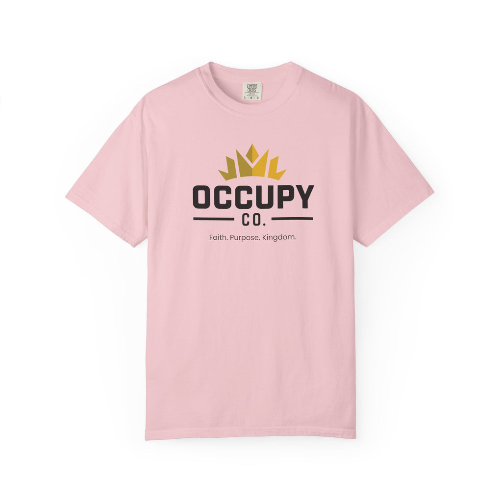 Occupy Co. Crown Logo T-Shirt — Faith. Purpose. Kingdom. Casual Graphic Tee
