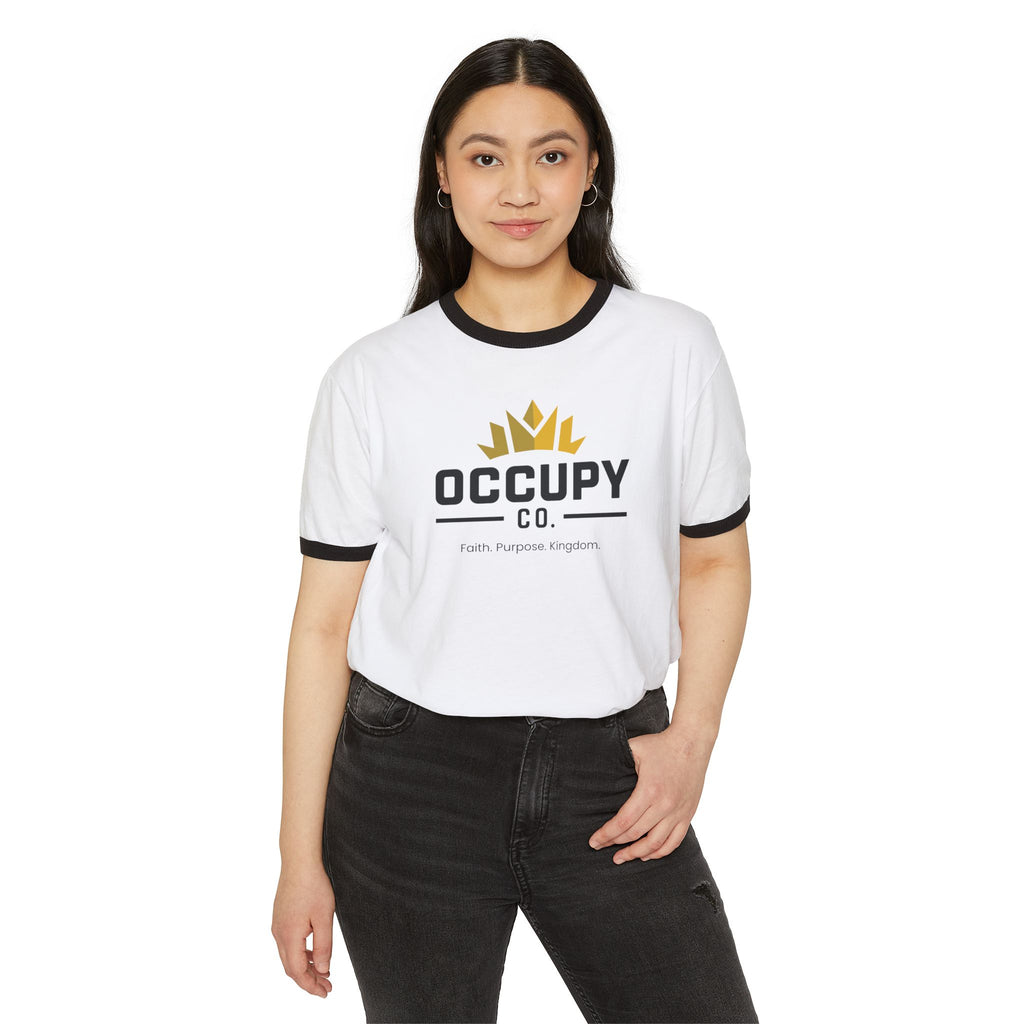 Occupy Co. Logo Ringer T-Shirt