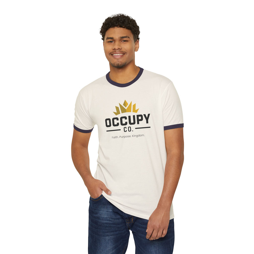 Occupy Co. Logo Ringer T-Shirt